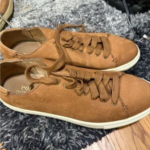 Polo by Ralph Lauren Brown Sneakers with Suede Finish
